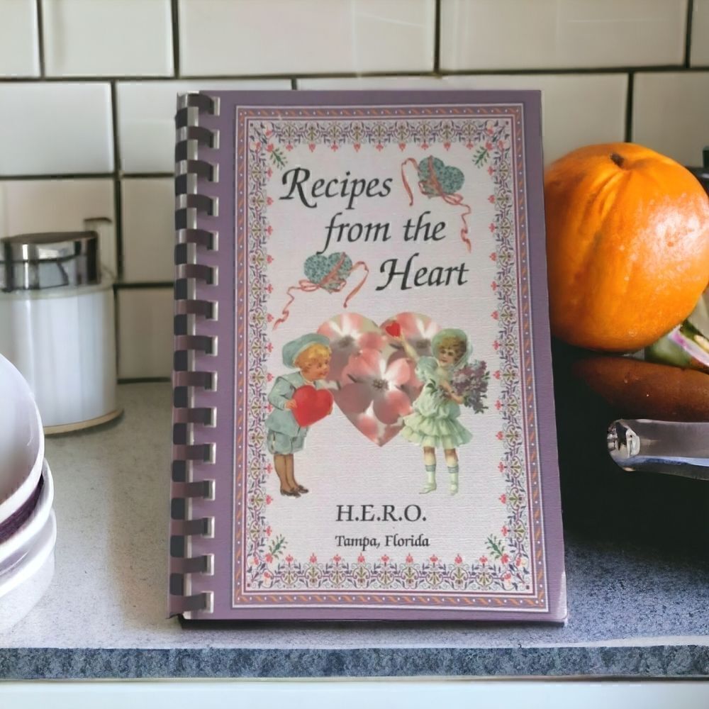 Vintage Cookbook Florida H.E.R.O. Foundation Spiral Bound Tampa Florida 2003